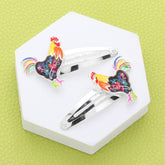 Animals Snap Assorted Hair Clips - Fun and Colourful Set for Kids and Teens